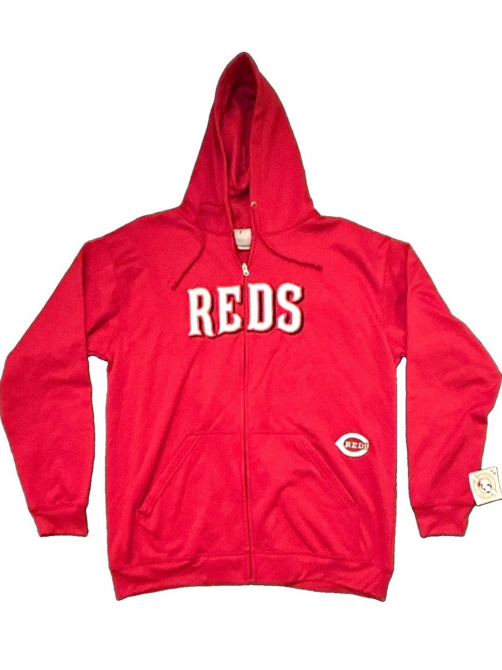 MLB Cincinnati Reds Full Zip Hoodie 2XLT Big & Tall NWT Baseball Fan Gear